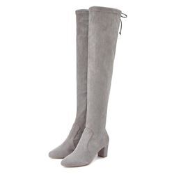 LASCANA Overkneestiefel grau Gr. 36 für Damen