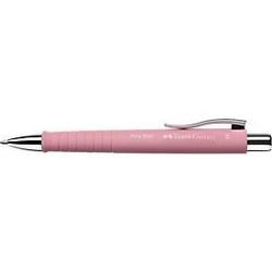 Faber-Castell Druckkugelschreiber Poly Ball XB, XB-Mine,rosé