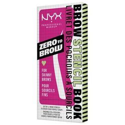 NYX Professional Makeup Augen Make-up Augenbrauen Zero To Brow Stencil Thin Brow