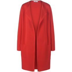 Long-Strickjacke aus 100% SUPIMA®-­Baumwolle Peter Hahn rot