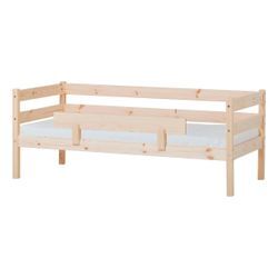 Einzelbett HOPPEKIDS "ECO Comfort Kinderbett, Kiefer Massivholz, Jugendbett inkl. Rollrost", beige (natur), B:76cm H:65cm L:166cm, Kiefer massiv, Betten, 70x160 cm, wahlweise in verschieden Farben/ Matratze/ Absturzsicherung