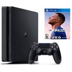 PlayStation 4 Slim 500GB - Schwarz + FIFA 22