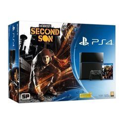 PlayStation 4 500GB - Schwarz + inFamous: Second Son