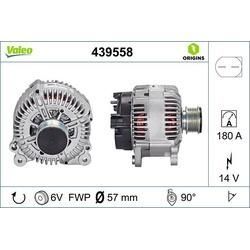 VALEO Generator NEW ORIGINAL PART 14V 180A für SKODA VW SEAT AUDI SMART 22903028B HVW0001540202 021903026L 439558