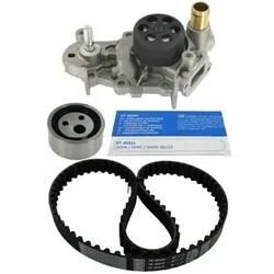 SKF Wasserpumpe + Zahnriemensatz für RENAULT NISSAN 16806-00QAN 77014-72726 210103314R VKMC 06010