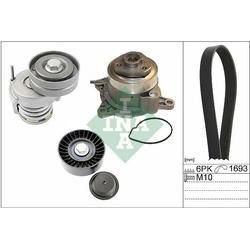 INA Wasserpumpe + Keilrippenriemensatz mit für SKODA VW SEAT AUDI 03F145276 074145933AJ 03F121004F 529 0534 30