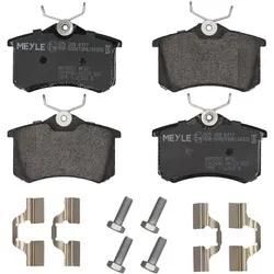 MEYLE Bremsbelagsatz, Scheibenbremse MEYLE-ORIGINAL Quality hinten rechts links mit Zubehör für SKODA VW PEUGEOT SEAT (FAW) (SVW) AUDI LANCIA OPEL DS