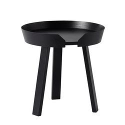 Muuto - Around Beistelltisch, Ø 45 cm, schwarz