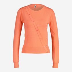 Korallorangefarbener Pullover