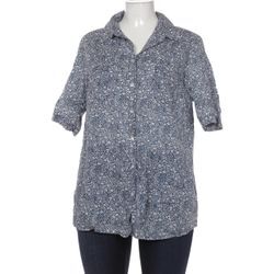 Ulla Popken Damen Bluse, blau, Gr. 46