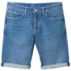 TOM TAILOR Herren Josh Jeans Shorts, blau, Uni, Gr. 30