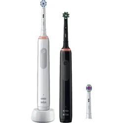 ORAL-B Pro 3 3900 Elektrische Zahnbürste Black/White, Reinigungstechnologie: Oszillierend / Rotierend Pulsierend (3D)