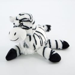 Weiß-schwarzes Zebra Haustierspielzeug 22x17cm