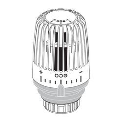 IMI Heimeier Thermostat-Kopf K-eco weiß, Standard 6071-43.500