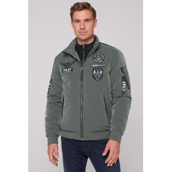 Winterjacke CAMP DAVID Gr. 4XL, grün (khale green) Herren Jacken mit Ärmeltasche