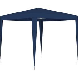 Partyzelt, Gartenpavillon, Faltpavillon Bierzelt UV-Schutz 2,5x2,5 m Blau KLI40024 MaisonChic