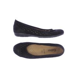 Gabor Damen Ballerinas, schwarz, Gr. 3.5