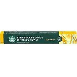 Starbucks by Nespresso Blonde Espresso Kaffeekapseln Espresso Intensität 6 Leicht 10 Stück à 5.3 g