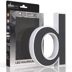 LED Hausnummer d inkl. Anthrazit-Cover - CCT 12V 2700K/4000K/6500K