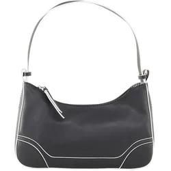 TOM TAILOR Damen Larisa Schultertasche, schwarz, Uni, Gr. ONESIZE