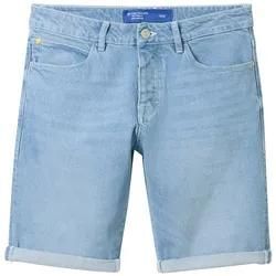 TOM TAILOR Herren Josh Jeans Shorts, blau, Uni, Gr. 30