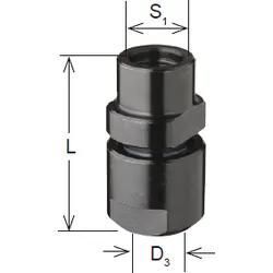 Spannzangenfutter C796 Schaft M10x1,5mm – Länge 38mm