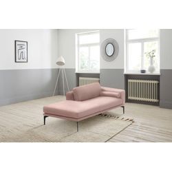 Ottomane EGOITALIANO "Masu, Design trifft super Sitzkomfort, mit toller Detailverarbeitung", rosa (rose), B:182cm H:95cm T:97cm, Leder CAREZZA (echtes Rindsleder) ist ein Naturleder, dass die ursprünglichen Eigenschaften der Haut nicht verändert. Das Vorhandensein von verheilten Narben, Körnungsunterschiede, Falten, Adern, Unterschiede in den Farbtönen und andere Spuren, die die Natur auf diesen F