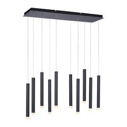 JUST LIGHT Pendelleuchte "BRUNO", schwarz, H: 120cm, Lampen, LED