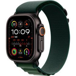 Smartwatch APPLE "Watch Ultra 2 (2024) GPS + Cellular", schwarz, Smartwatches, 49mm, Cellular, L, Alpine Loop