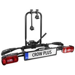 Kupplungsfahrradträger EUFAB "CROW PLUS", schwarz, B:117cm H:67cm T:56cm, Fahrradträger, abschließbar