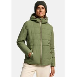 Steppjacke MARIKOO "Alemee", Damen, Gr. L, grün (olive), Obermaterial: 100% Polyester; Innenmaterial: 100% Polyester;Futter&Wattierung: 100% Polyester, Jacken, Mit warmen Fleecestoff im Inneren