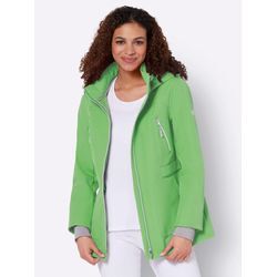 Softshelljacke CASUAL LOOKS Gr. 36, grün (apfel) Damen Jacken