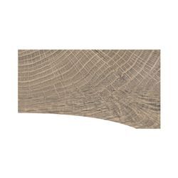 Tischplatte Rechteck mit freiförmiger Aussparung Eiche Endgrain Raw, 1800 mm x 1000 mm x 25 mm, Kan