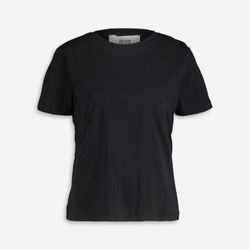 Schwarzes Regular Fit T-Shirt