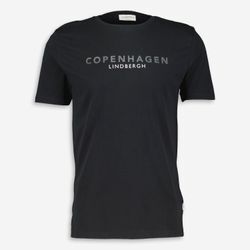 Schwarzes T-Shirt mit Logo