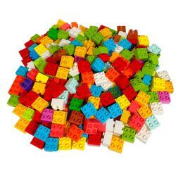 LEGO® DUPLO® 2x2 Steine Bausteine Bunt Gemischt - 3437 - Teile 50x