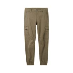 TOM TAILOR Jungen Cargo Hose, grün, Uni, Gr. 152