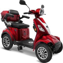 Elektromobil ROLEKTRO "Rolektro E-Quad 25 V.3, Lithium Akku", rot, ElektromobileB:84cm H:118cm L:156cm, B:84cm H:118cm L:156cm