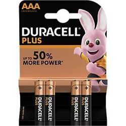 DURACELL® Batterien Plus, Micro AAA, 1,5 V, 4 Stück