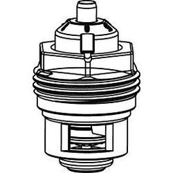 Heimeier Thermostat Umrüstoberteil 350224300 DN 10/15, 3/8" oder 1/2", V-exakt