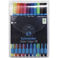 Mix-Set Kugelschreiber Slider Edge XB, 10er-Etui