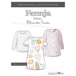 Fadenkäfer Schnitt "Bluse/Tunika Fennja" für Damen