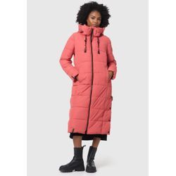 Winterjacke MARIKOO "Nadeshikoo XIV" Gr. 4XL, rot (rouge) Damen Jacken extra langer Winter Mantel gesteppt