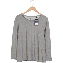 Ulla Popken Damen Langarmshirt, grau, Gr. 42