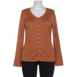 Peter Hahn Damen Strickjacke, orange, Gr. 44