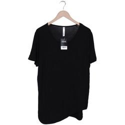 sheego Damen T-Shirt, schwarz, Gr. 46