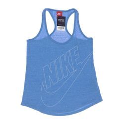 Nike Damen Top, blau, Gr. 36