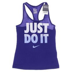 Nike Damen Top, blau, Gr. 34