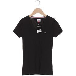 Tommy Jeans Damen T-Shirt, schwarz, Gr. 34