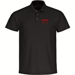 multifanshop Poloshirt - Kaiserslautern - Herzschlag - Druck rot - Polo